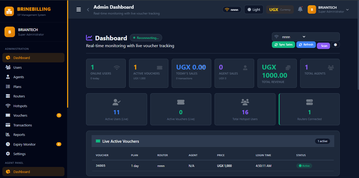 Dashboard preview